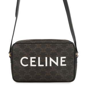 Celine Triomphe Horizontal Medium Shoulder Bag, Leather Handbag, 194502CIM.38...